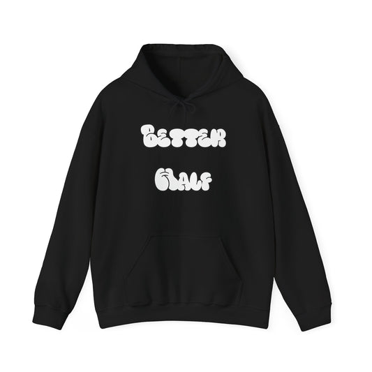 “Better Half” Graffiti Hoodie Black