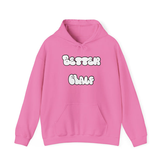 “Better Half” Graffiti Hoodie Pink